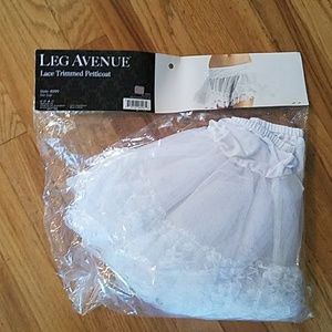 New with Tags lace-trimmed petticoat